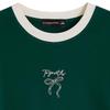 Women's 5A Antibacterial Ice Porcelain Cotton T-Shirt with Bowknot Embroidery