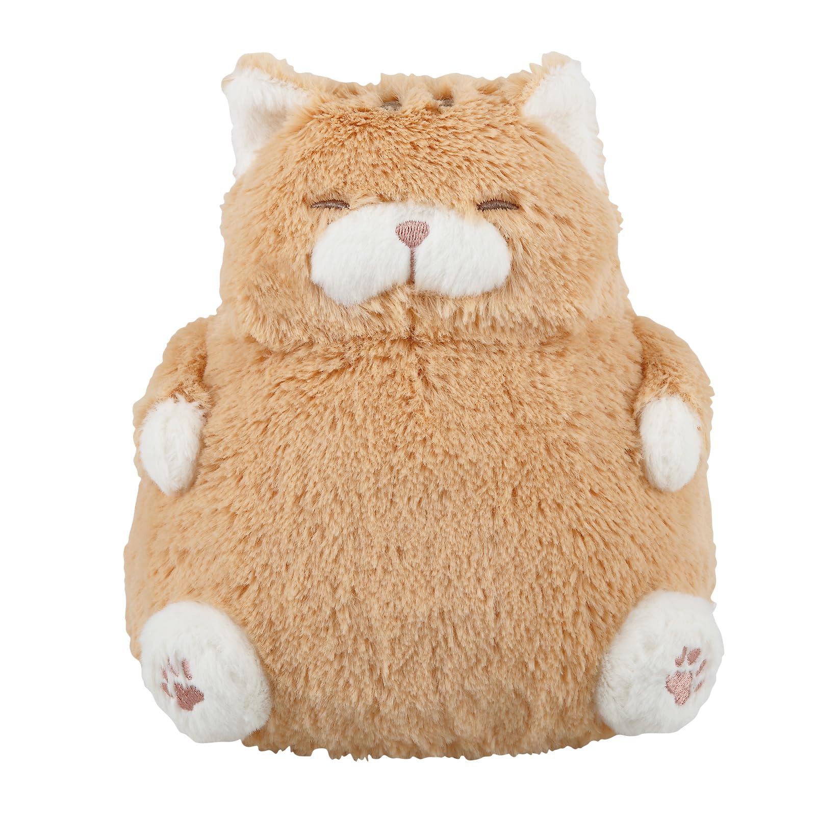 

Livheart Warm Mini Cat Tiger Cat Salmon Cold Weather Cat Silica Cushion, Affirmation, (Total Length Approx. 17cm), Eco-Friendly, Protection, Toy,