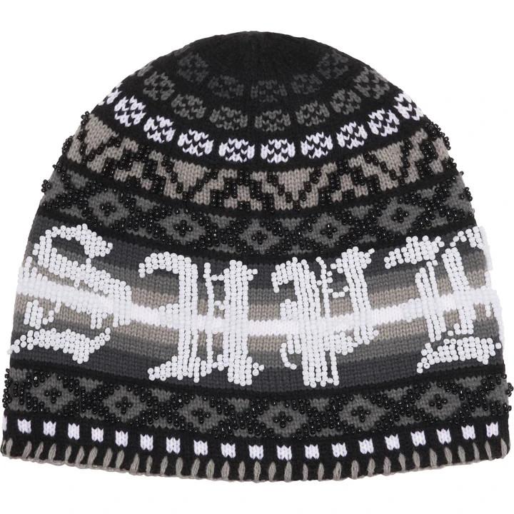Supreme Beaded Beanie Black One-Size