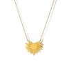 Sunflower Series 18K Gold Plated Necklace - European & American Style, Titanium Steel Clavicle Chain for Women