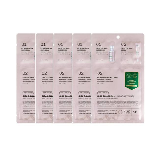 

VT - Cica Collagen All In One 3step Mask Bundle Set 27g x 5 sheets
