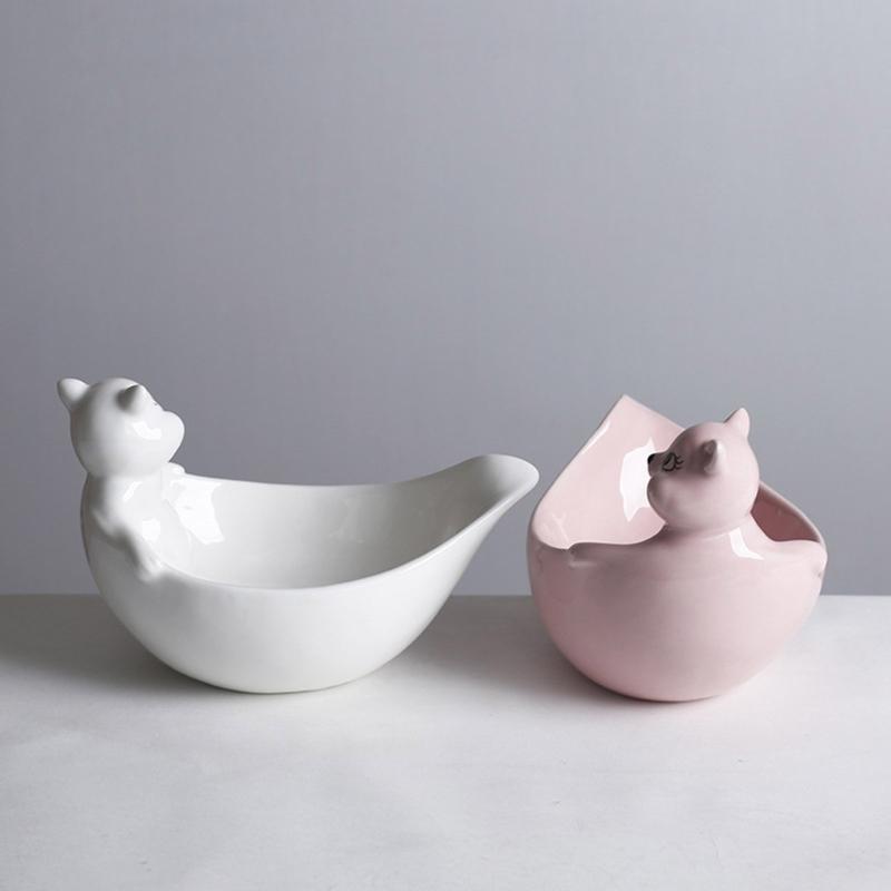 Handmade Mini Cartoon Ceramic Fleshy Plant Pot Planter Gift Ceramic Planter Container for Indoor Garden Desk Decoration