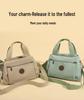 Nylon Solid Color Shoulder Bag: Versatile Casual Handbag and Crossbody Bag for Women