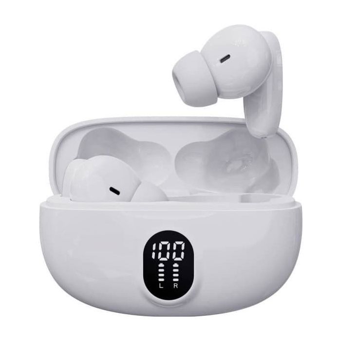 Ørepropper - Denver - TWE-57B - In-ear - Trådløse - Hvite