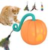 Interactive Cat Ball Toy With Sound Automatic Moving Ball Cat Toy Robotic Kitten Toy Cat Moving Toy Cat Scratcher Toy