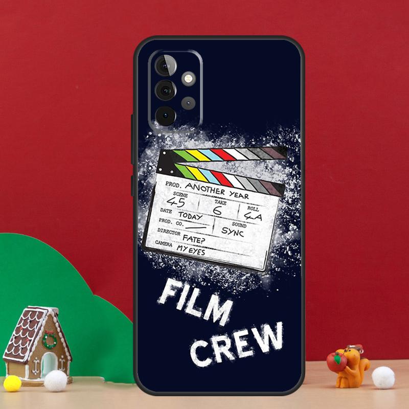 Film Movie Maker Clapperboard Take Case For Samsung Galaxy A56 A33 A13 A36 A23 A52 A32 A12 A54 A34 A14 A16 A53 A15 A35 A55 A17