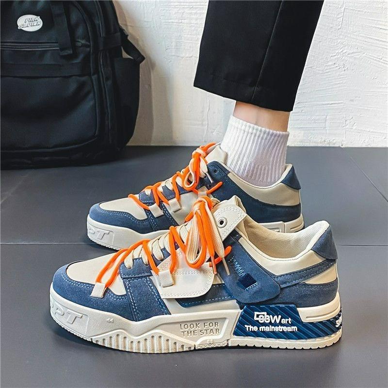 Men's Sneakers Fashion Casual Shoes New Outdoor Soft Sole Male Running Shoes Non-slip Vulcanized Shoe Lace Up Platform Men Shoes