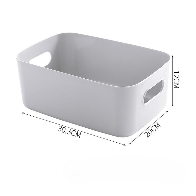 Storage Box Desktop Cosmetics Storage Clutter Organizer Storage Basket Plastic Snacks Household Kitchen Storage Box