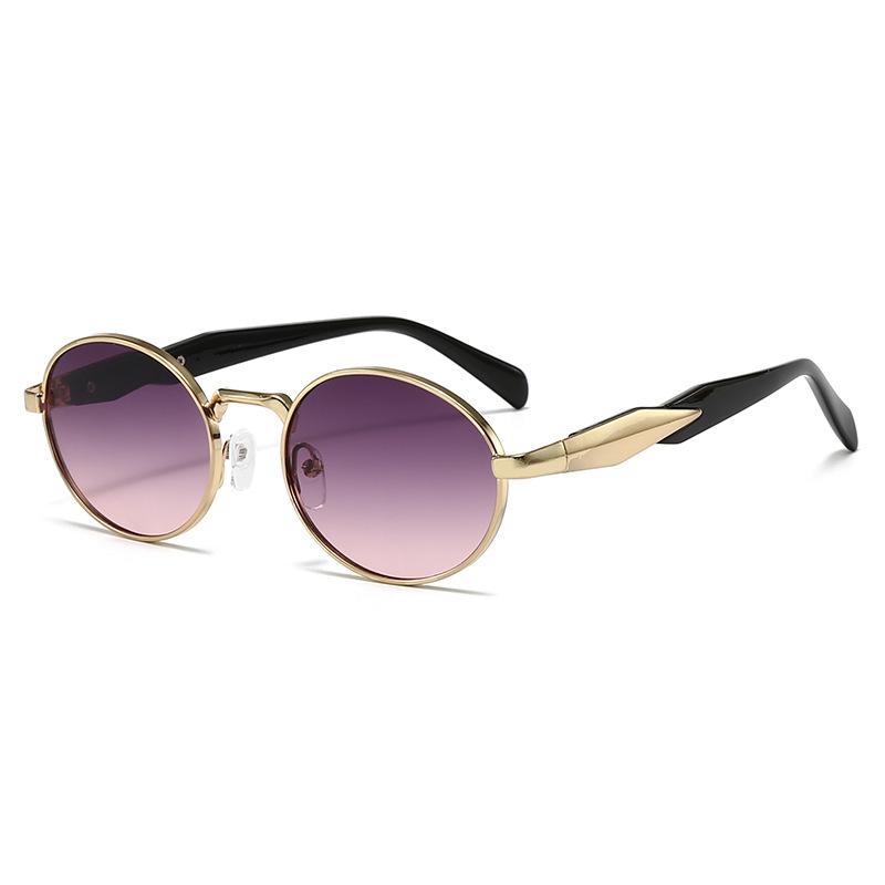 Classic Women Retro Small Frame Oval Sunglasses Outdoor Men's Driving Sun Protection Eyeglasses Men Shades UV400 Eyewear
