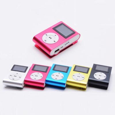Clip-on Mini-USB-LCD-Bildschirm MP3 Micro SD TF-Karte unterstützt Sportmusik-Player