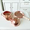 1/12 Dollhouse Frying Pan Soup Pot Kettle Set Doll Home Kitchen Cookware Decoration Dolls House Living Scene Accessories