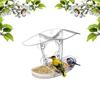 Transparent Wild Bird Feeders Strong Suction Cup Bird Food Container  Bird Watching