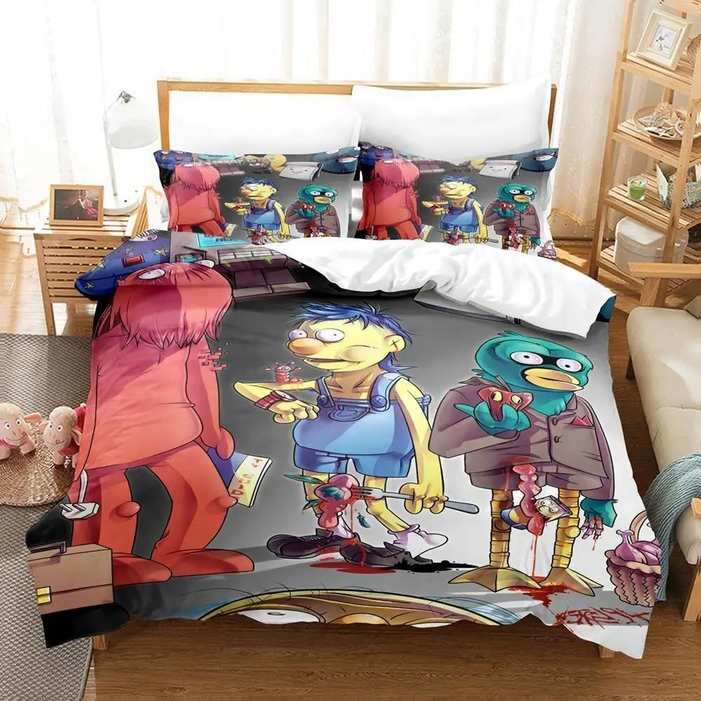 3d Print Anime Don't Hug Me I'm Scared Bedding Set Single Twin Full Queen King Size Bed Set Adult Kid Bedroom Duvet Cover Sets