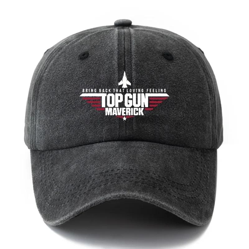TOP GUN MAVERICK UnisexS Classic Vintage Baseball Cap Adjustable Hat with Curved Brim Casual Outdoor Sports