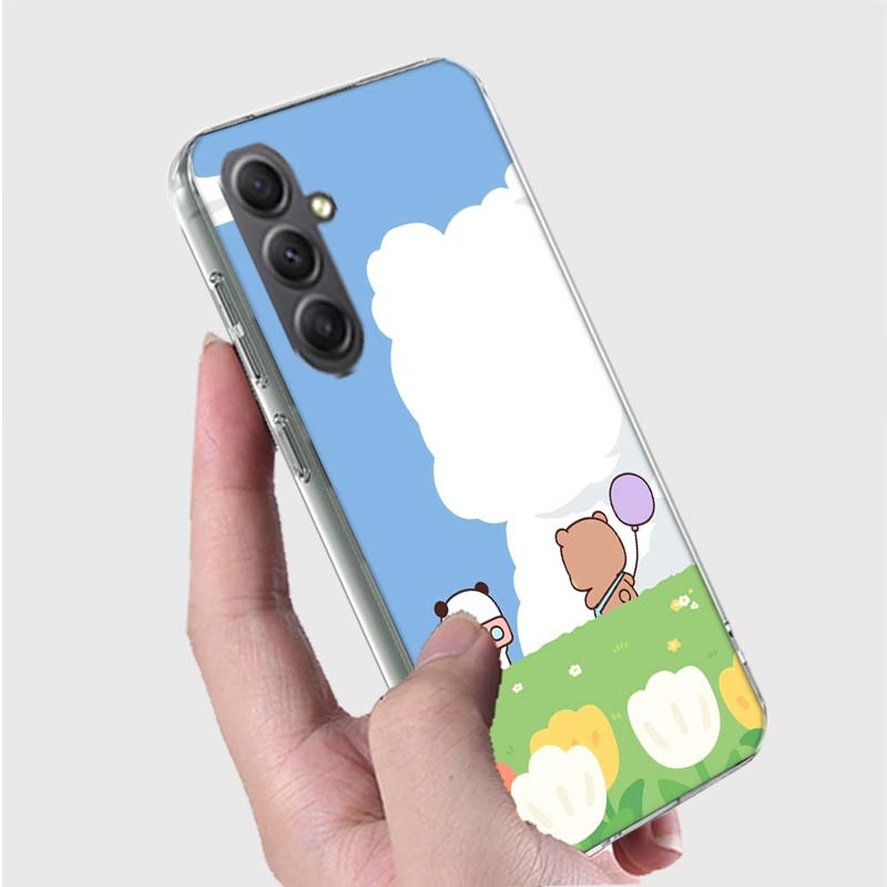 Cute BuBu DuDu Phone Case for Samsung A16 A26 A36 A56 A17 A37 A57 A07 A06 A02S A03 A04S A05S Galaxy Note 20 10 A50S A71 A51 A31