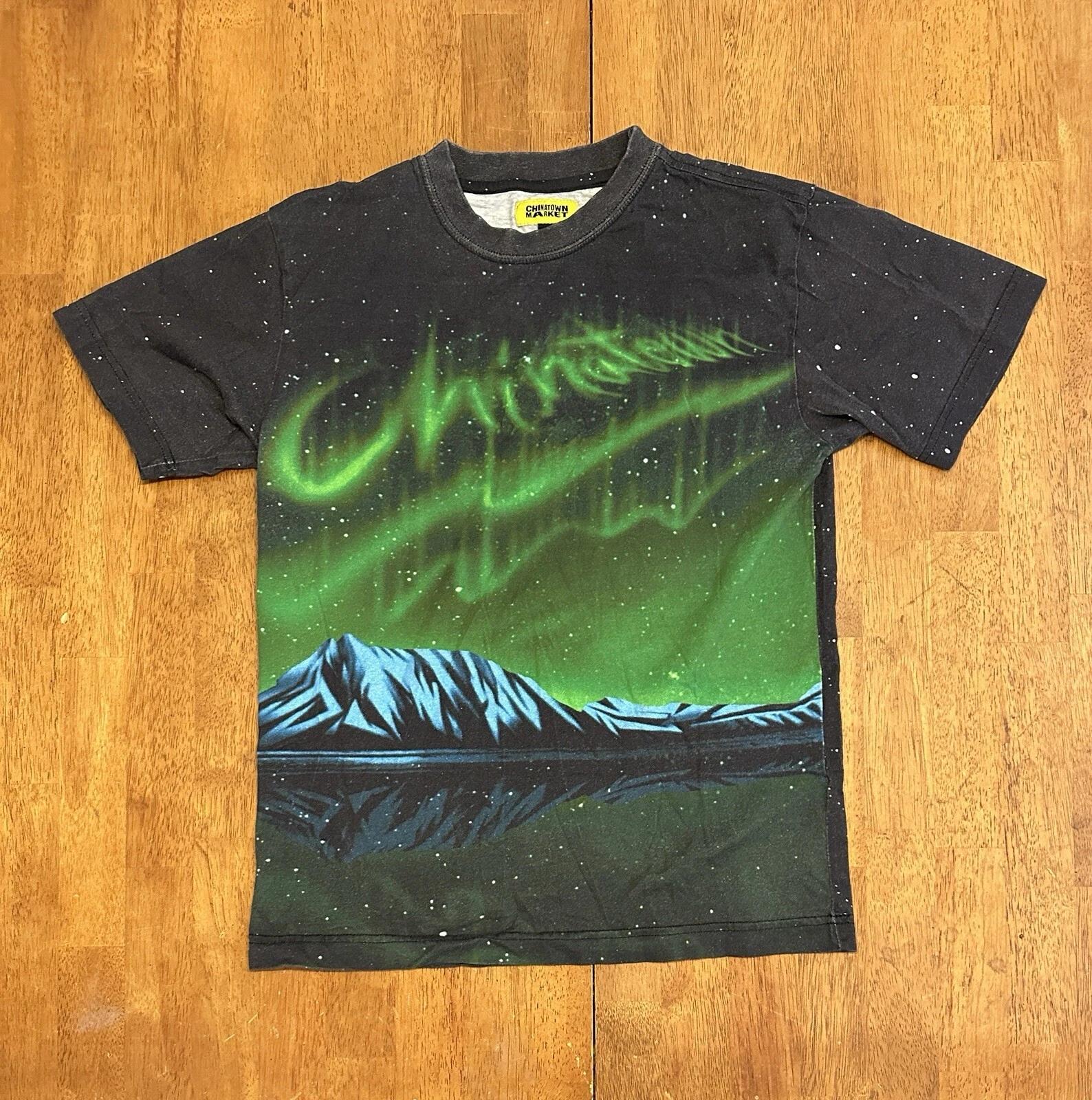 Chinatown Market Northern Lights T Shirt Small Rare S