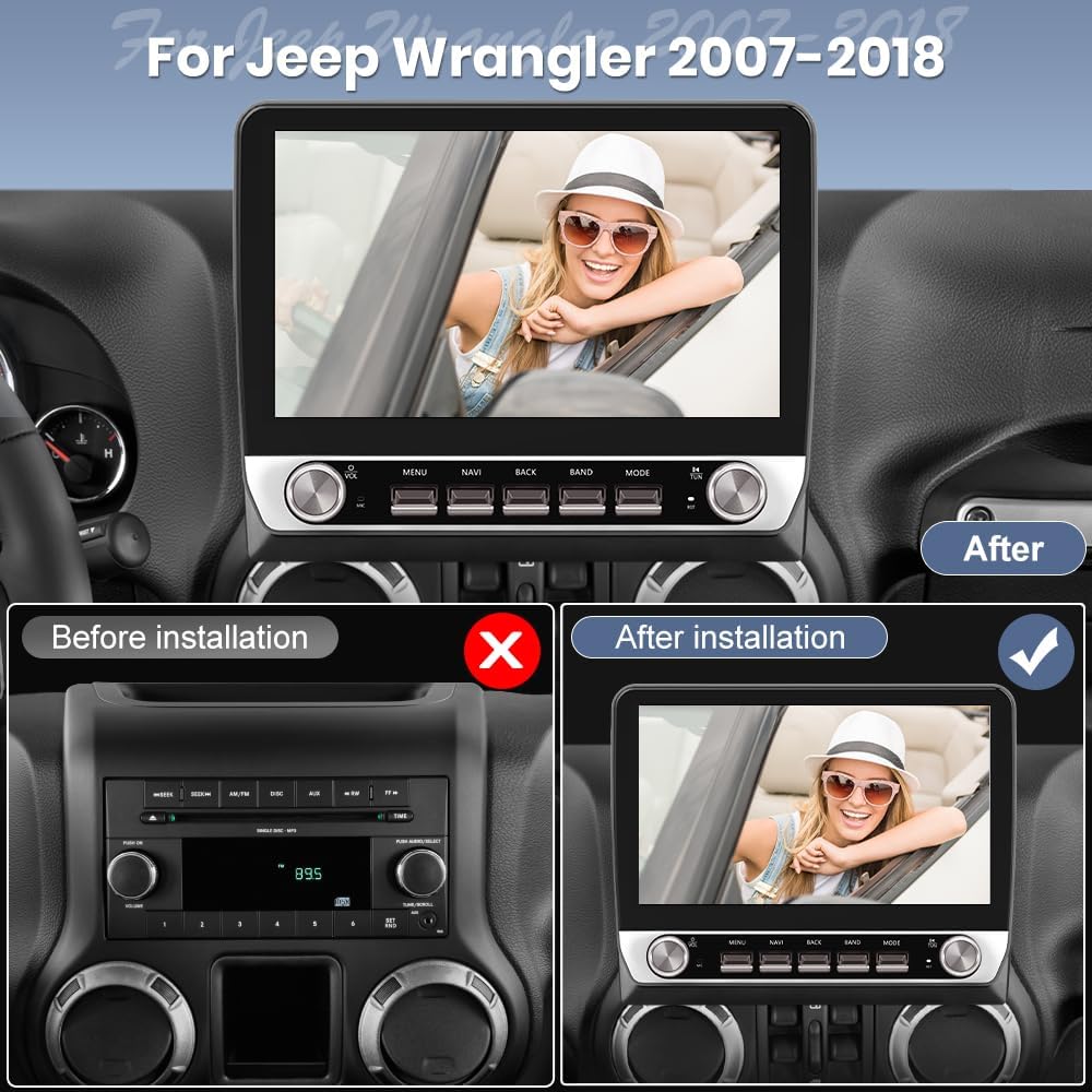 

Android 13 Car Radio for Jeep Wrangler JK 2007-2018 Dodge Ram 1500 2009-2012 United States