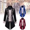 Refined Gentleman's Victorian Frock Coat In Black Red Blue For All Seasons