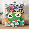 Keroro Army Adventure Flannel Blanket Super Soft Warm Cozy Blanket For Sofa Bed Office Travel Allseason Home Decor Gift