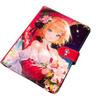 A5 Sakura PU Leather Loose-Leaf Planner with Detachable Pages and 4-Grid Card Holder Notebook