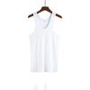 Men's Cotton Vest Solid Fitness Sports Youth Men's Fashion Stretch Undershirt