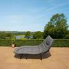 Garden Sun Lounger - Divit GI20 - Foldable - 5-position Backrest - Capacity 200 Kg