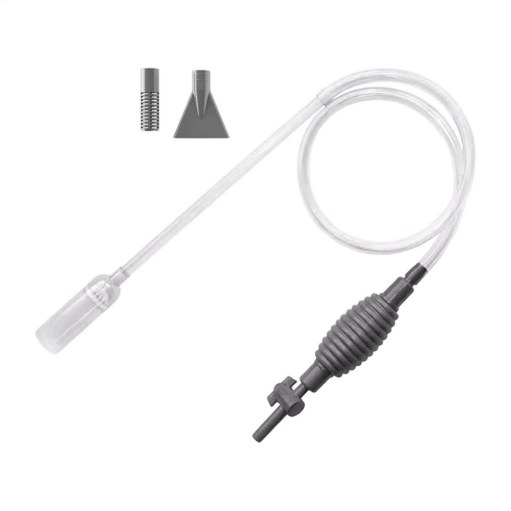 Fish Tank Vacuum Manual Gravel Cleaner Siphon Efficient Water Changer For Aquarium, Freshwaters Saltwater, Substrate Sand Algae