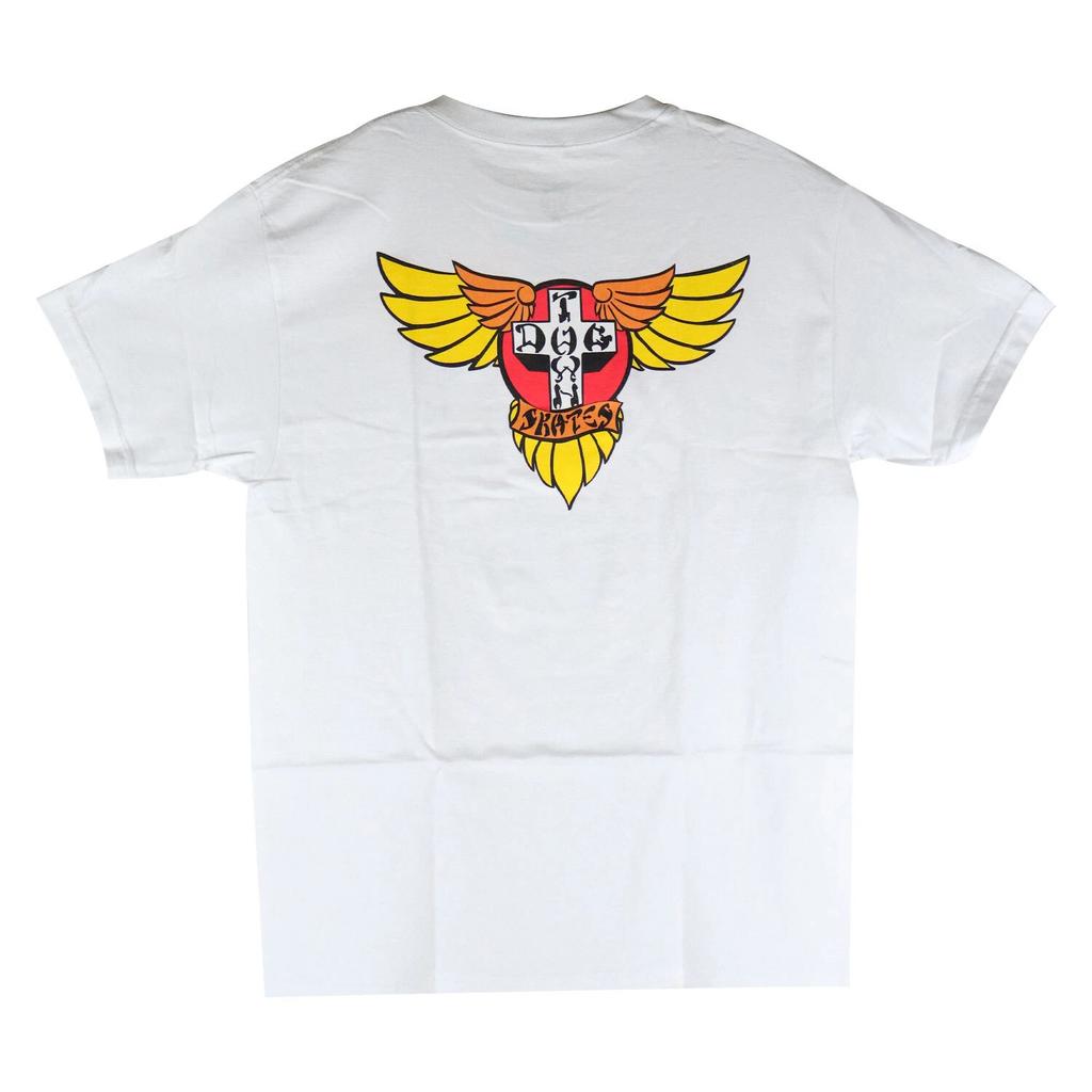 T-Shirt Dogtown Skateboard Ali Anni '70 Bianco/Giallo