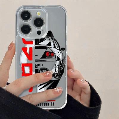iPhone 13-17 Pro Max için Trend Araba Temalı Darbeye Dayanıklı Sert Kabuk Kılıf