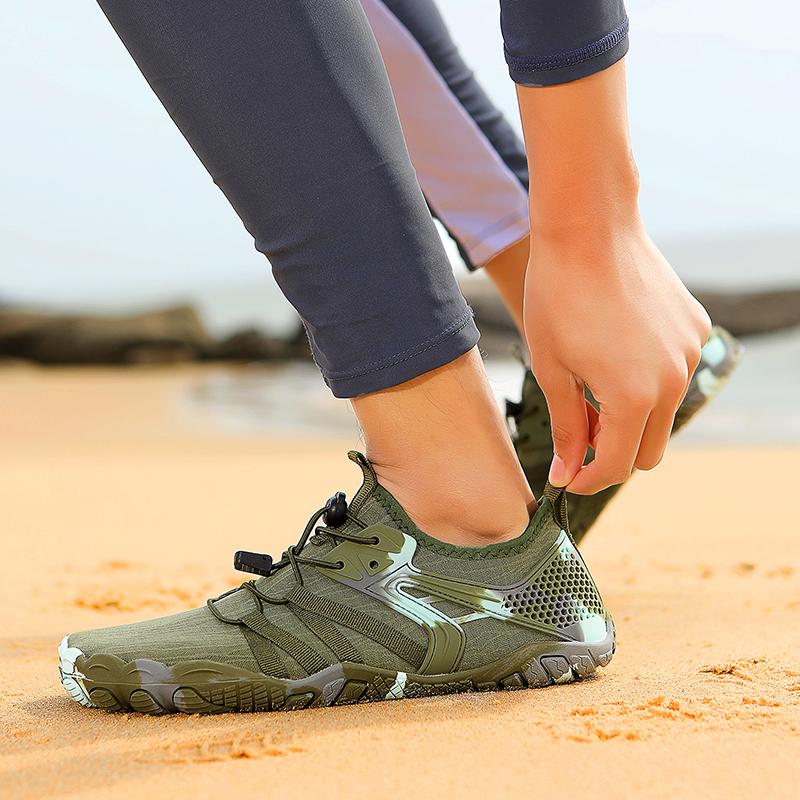 Beach Barefoot Wading Sneakers Unisex Quick Drying Aquatic Shoes for Sea Pool Water Sports Surfing Fishing Size 35-46