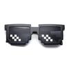 Pixelated Mosaic Glasses: Trendy Groomsmen Prank Shades for Weddings & Events