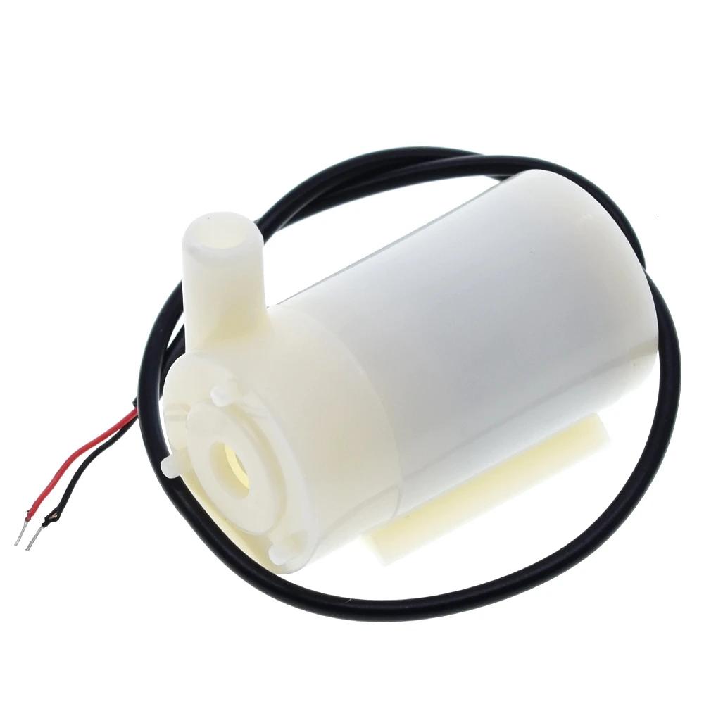 DC 2.5-6V Low Noise Brushless Motor Pump 120L/H Mini Micro Submersible Water Pump Hydroponic Vegetable Planting Craft Fountain
