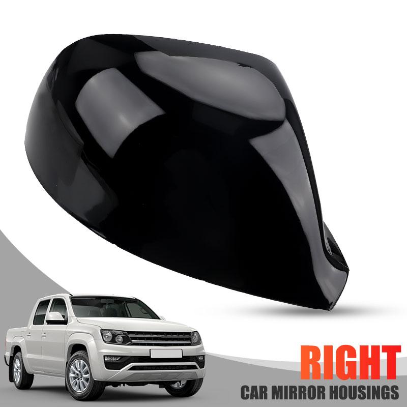 Gloss Black /White Side Wing Rearview