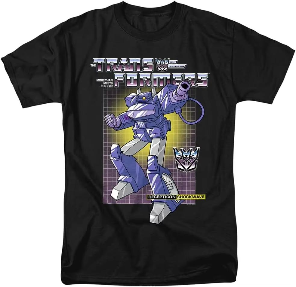 

2026 Summer Hasbro Licensed Transformers Optimus Prime100 Cotton Print Tshirt Bumblebee G1 Comfortable Shockwave Fashion Y2K S