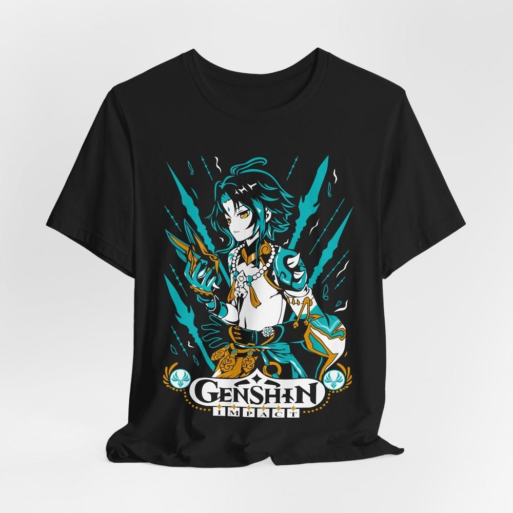 Genshin Impact Unisex Tee, Anime Fan Shirt, Casual Gaming Apparel, Geek