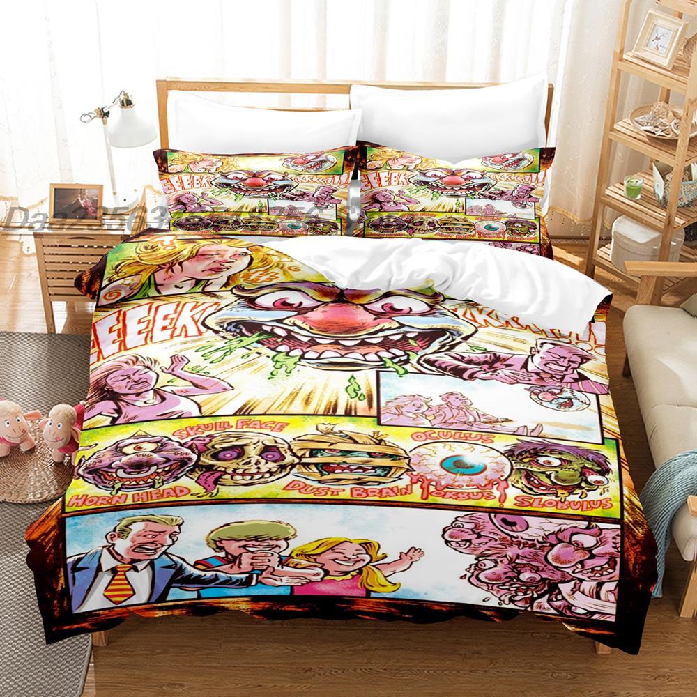 Garbage Pail Kids Bedding Collection Single Twin Full Queen King Size Bed Collection Teenager Bedroom Linen Set 3D Anime Bed Sheet Set