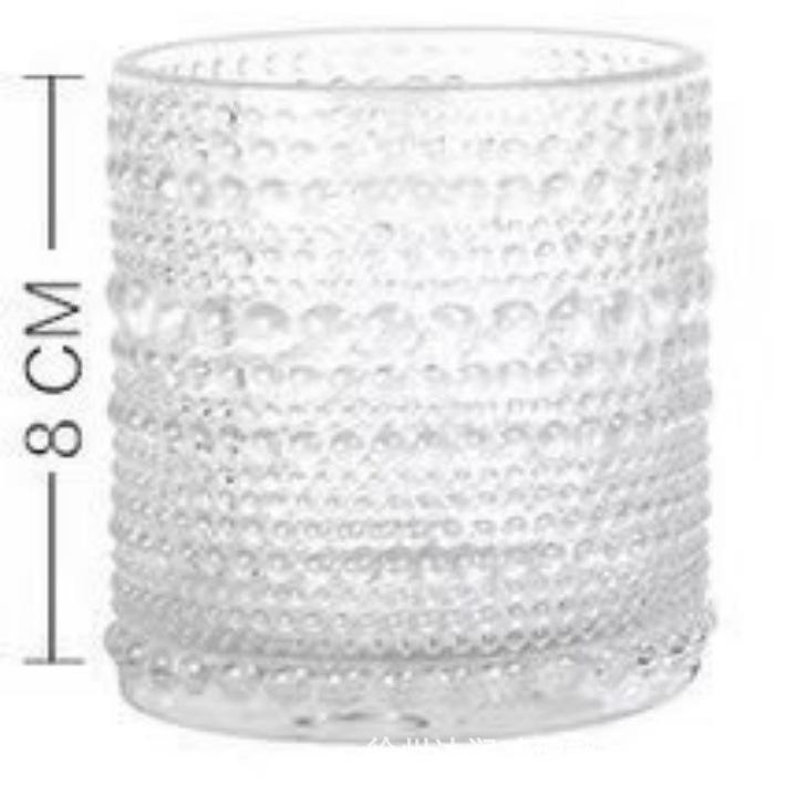 Romantic Round Glass Aromatherapy Candle Holder for Home Decor