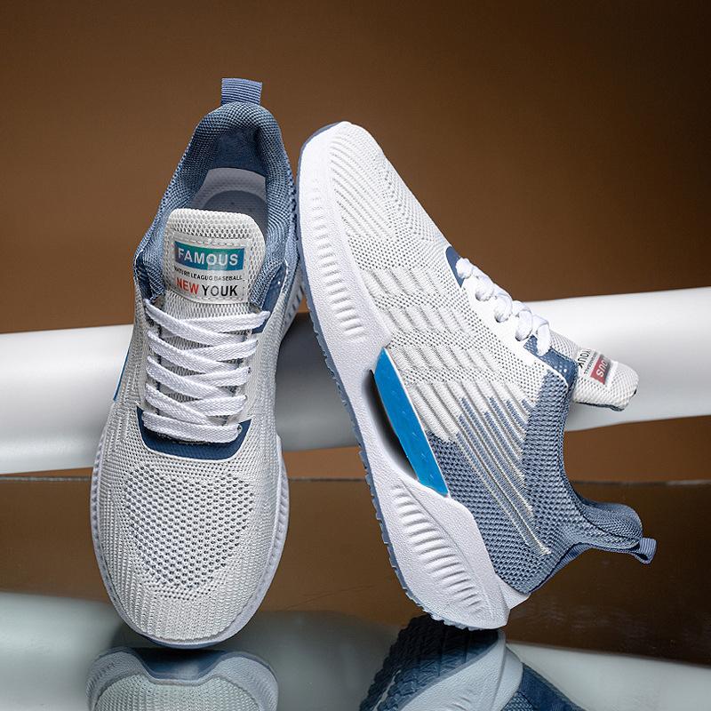 Neue Liebesschuhe Trendige Plateau-Freizeitschuhe für Herren Bequeme Flyknit-Schuhe Herren- und Damen-Sneaker