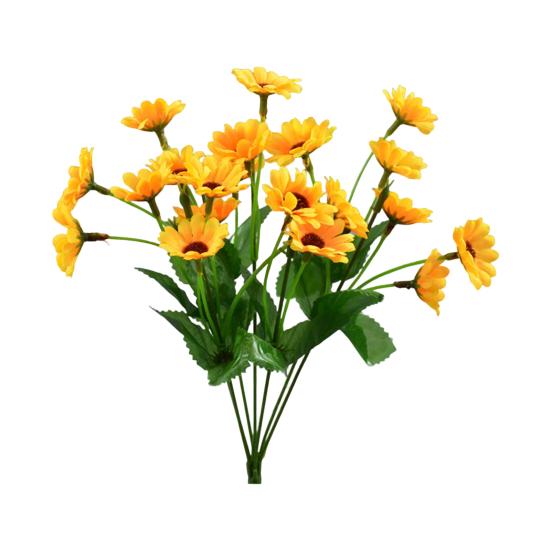 

Цветок из искусственного шелка, не увядающий, сделай сам, экологически чистая полезная композиция, имитация букета подсолнечника, домашний декор A