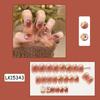 Red Rose French Tip Long Ballet Press On Nails Full Cover Fake Nail Tips For Women Decorative False Nails