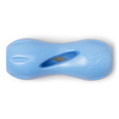 West Paw Zogoflex Quizle, a Durable and Unbreakable Dog Toy with Treats and Educational Features. [Limited Edition Periwinkle (Blue) Size Small]