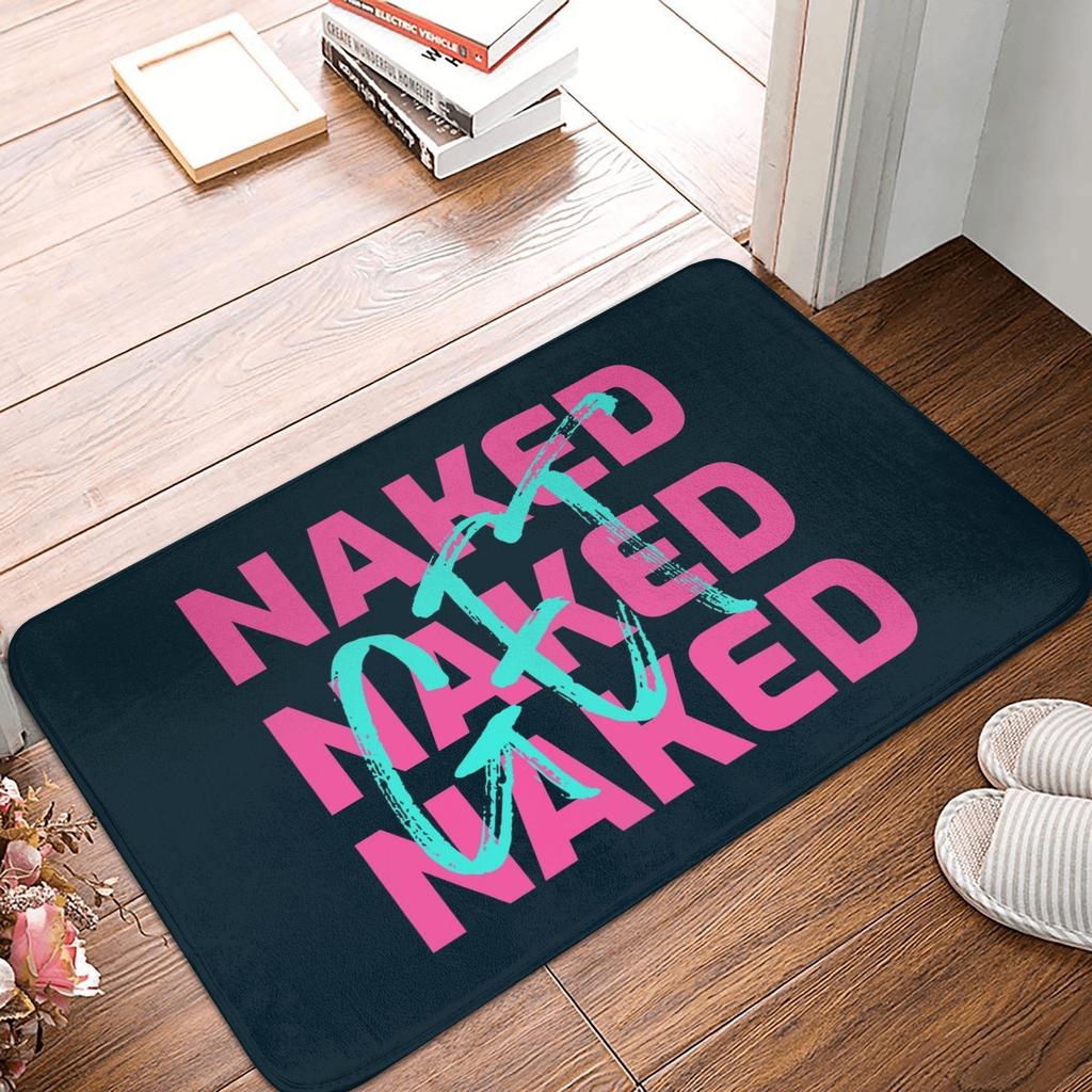 Get Naked Doormat Non-Slip Kitchen Bath Mat Bedroom Balcony Floor Door Entrance Carpet Rug
