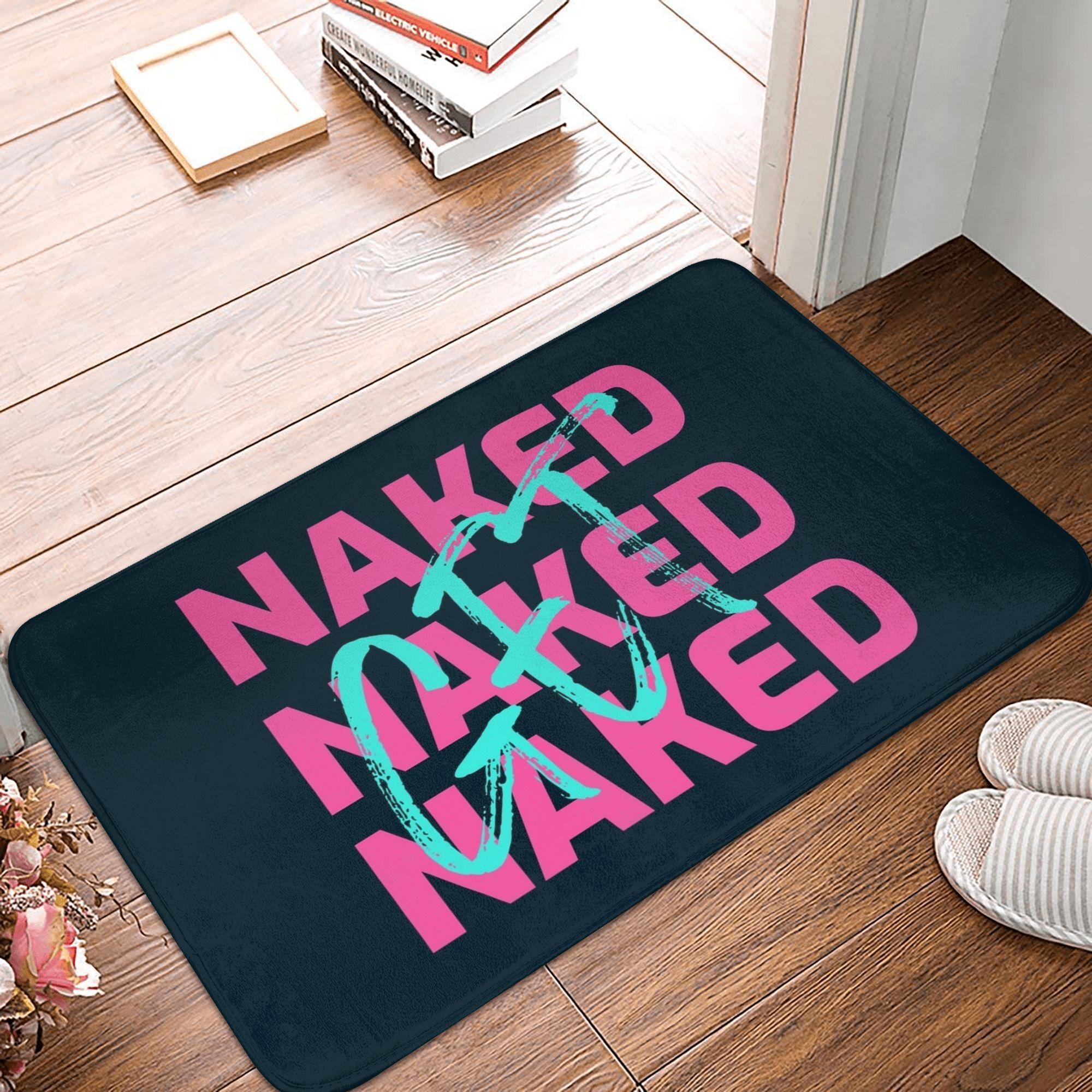 Get Naked Doormat Non-Slip Kitchen Bath Mat Bedroom Balcony Floor Door Entrance Carpet Rug 40cmx60cm