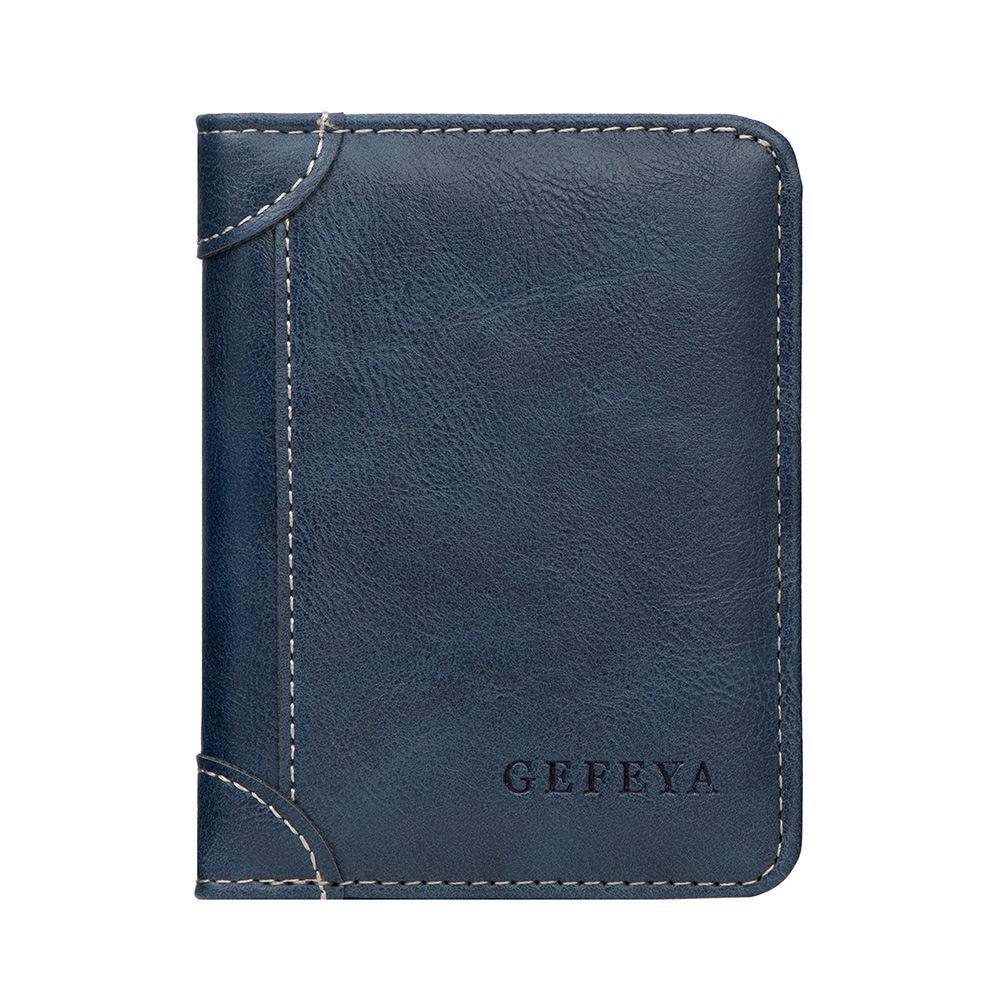 Men's Slim Multifunctional Minimalist Wallet and Coin Purse with Money Clip