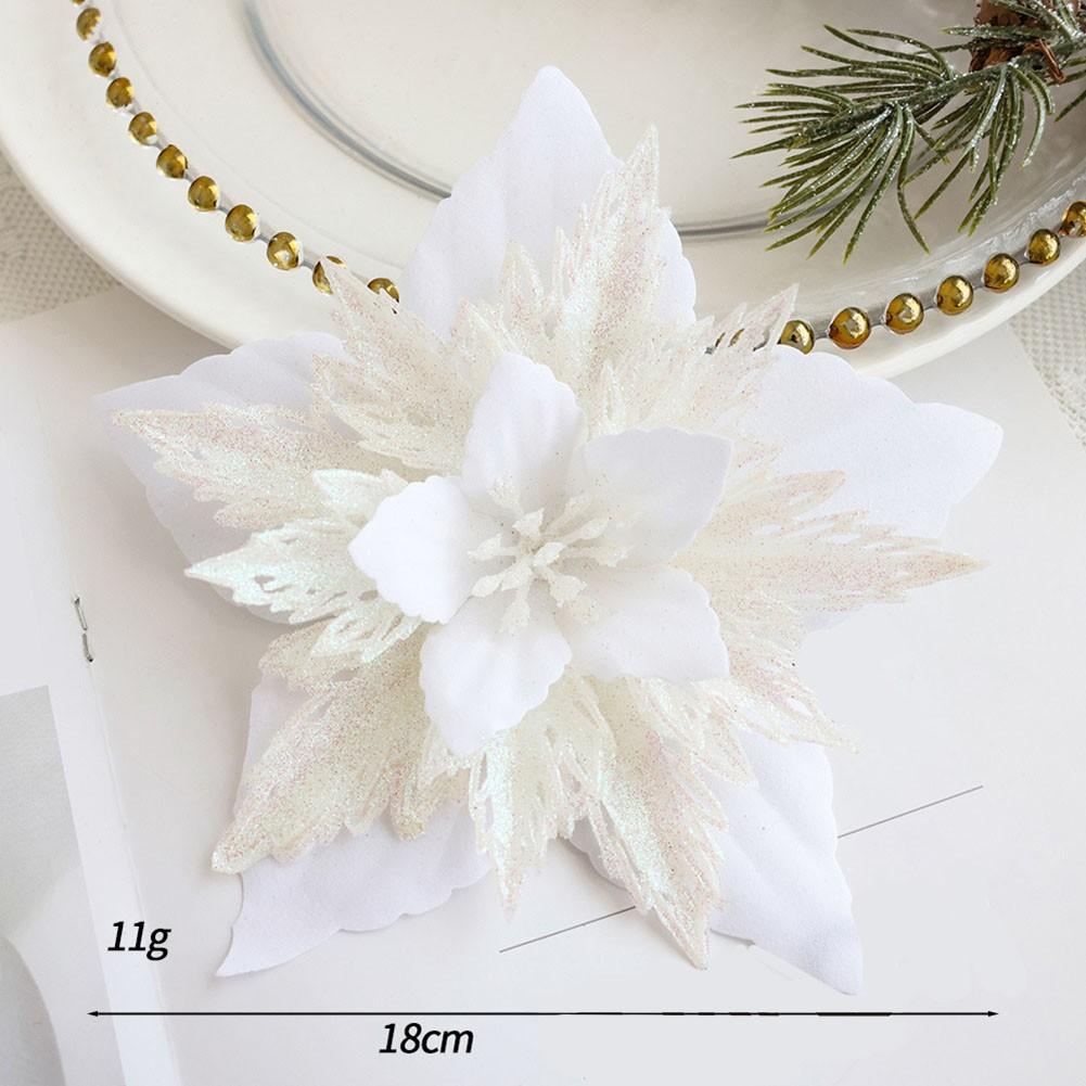 Hanging Ornaments Christmas Flower Artificial Flowers