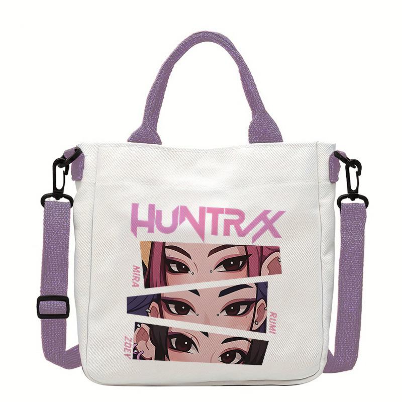 Witch Hunters Fashion Shoulder Bag Versatile Commuter Handbag Women's Large Capacity Canvas Handbag