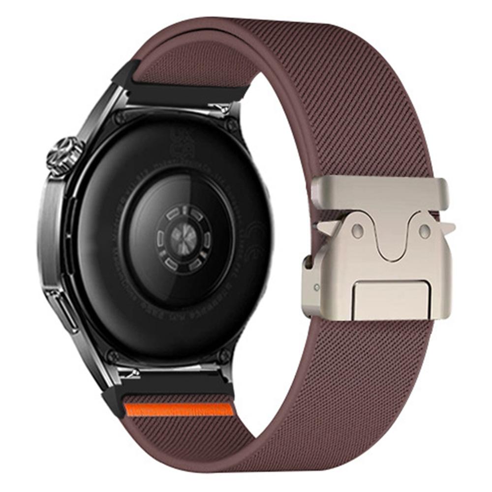 22mm Watch Band For Huawei Watch GT 5 Pro 46mm/GT 5 46mm/GT 4 46mm Elastic Nylon Braided Strap with Bull Head Umbrella Buckle