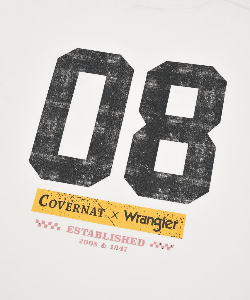 COVERNAT [Covernat X Wrangler] 08 Vintage T-Shirt White