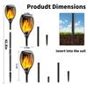Solar Torch Lights with 96 LED Flame Effect for Outdoor Landscaping
