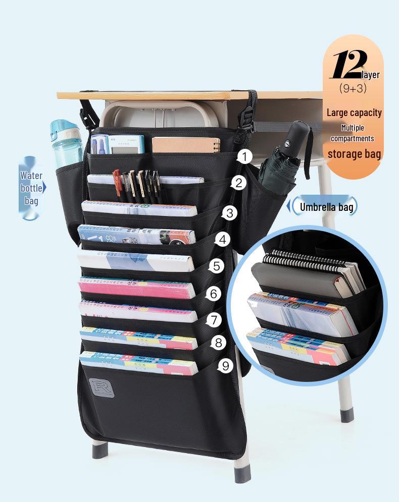 Hanging Desk Storage Bag for High School Students